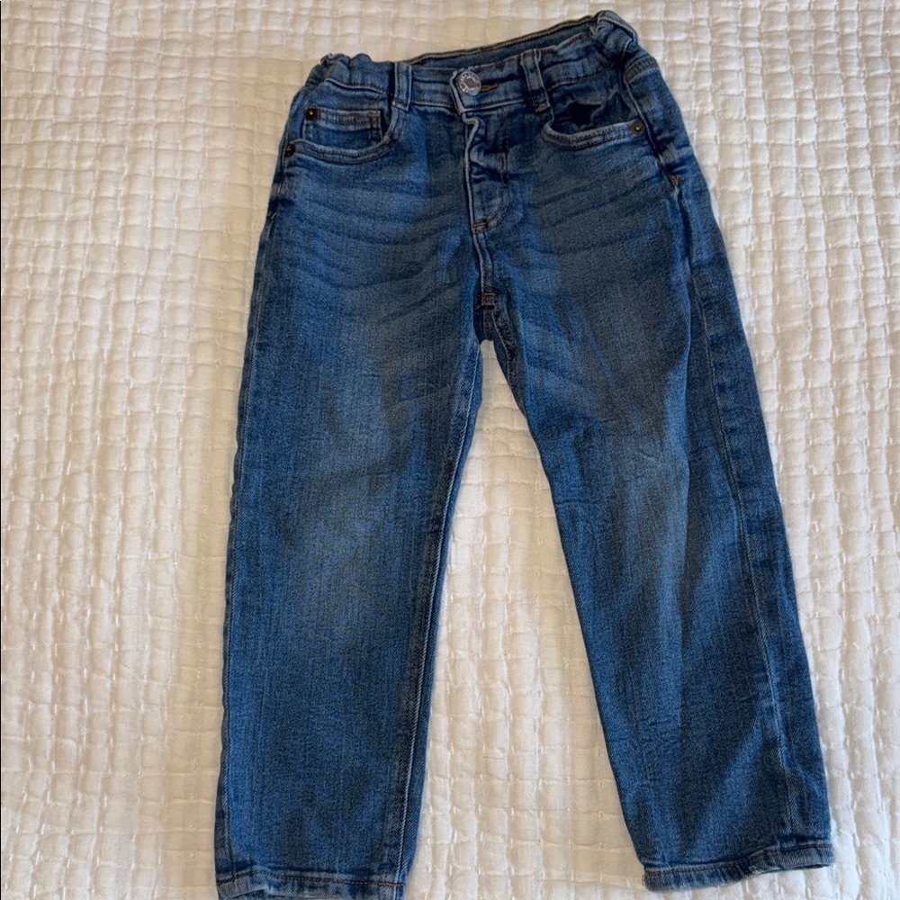 ZARA 3-4T The Regular Pant Blue Jeans
